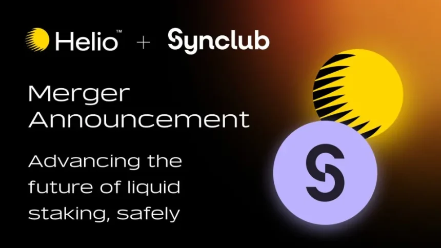 Helio Protocol and Synclub Merge