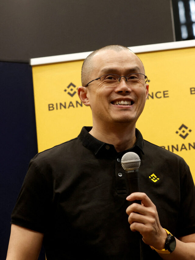 FILE PHOTO: Zhao Changpeng, founder and chief executive officer of Binance, attends a conference in Paris