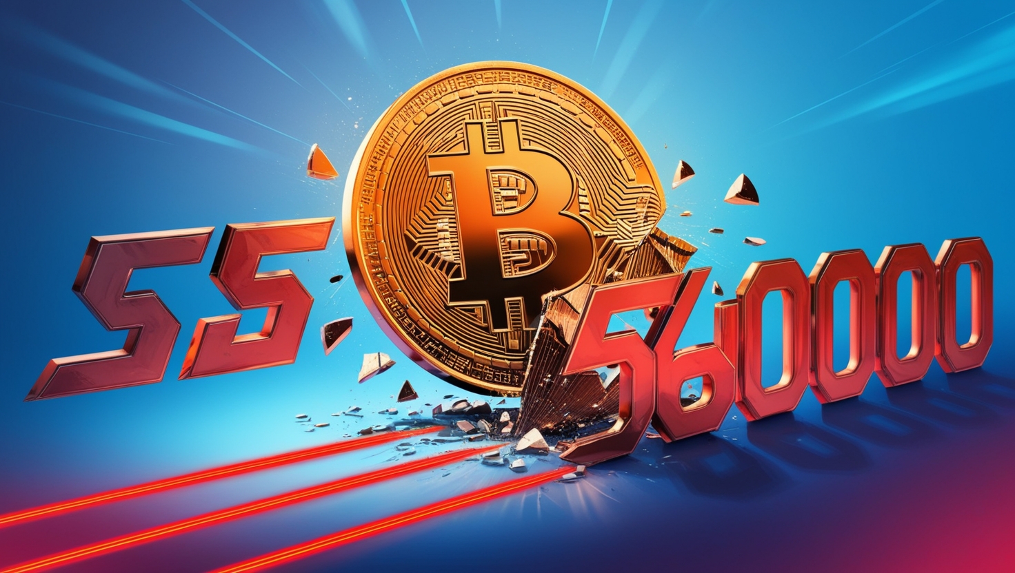 Bitcoin dips below $56,000, sparking fear in the market. Analysts expect more drops, but some see a chance for recovery.