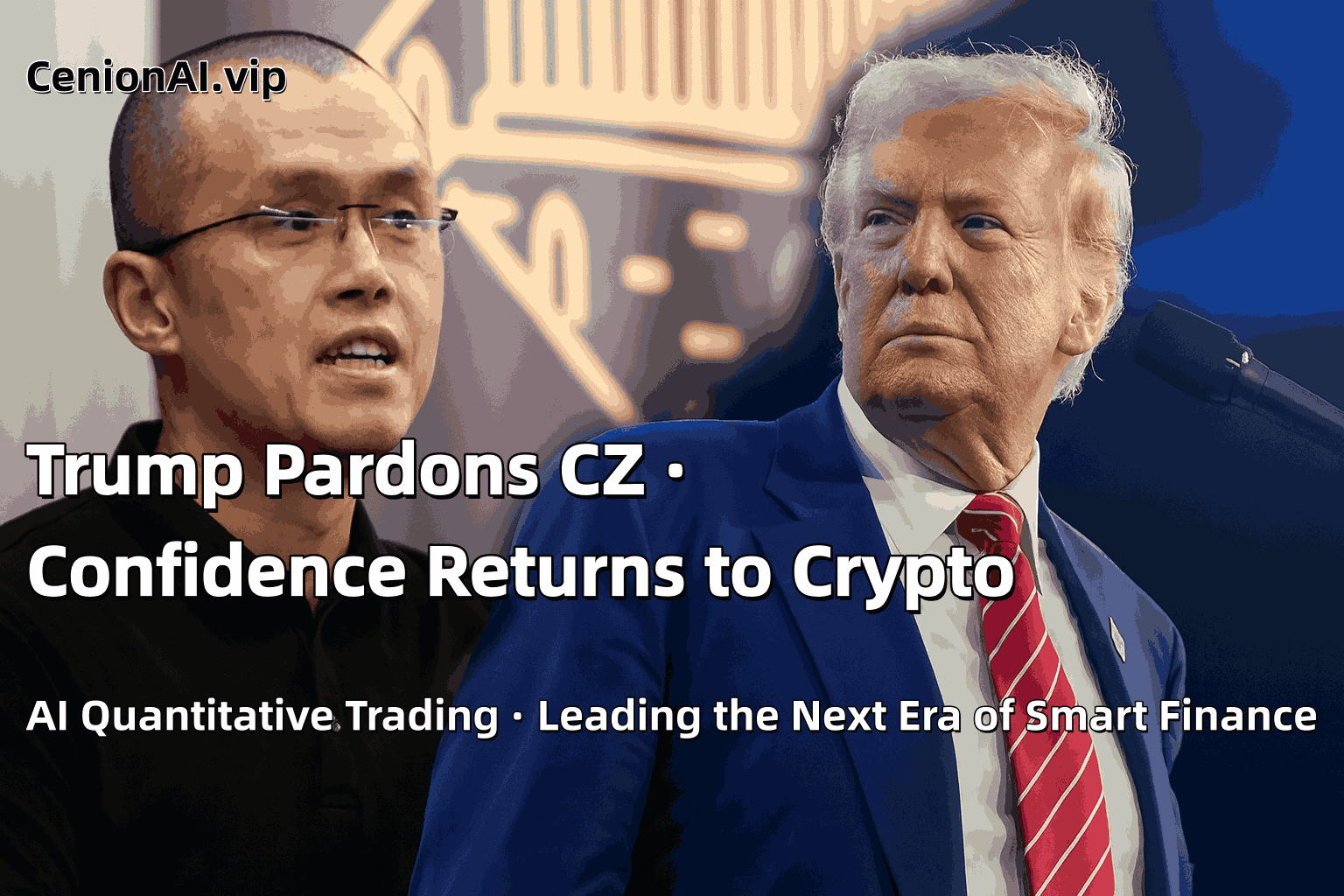 Trump Pardons CZ: AI Quantitative Trading Becomes the Global Focus — CenionAI Leads the New Era of Smart Finance
